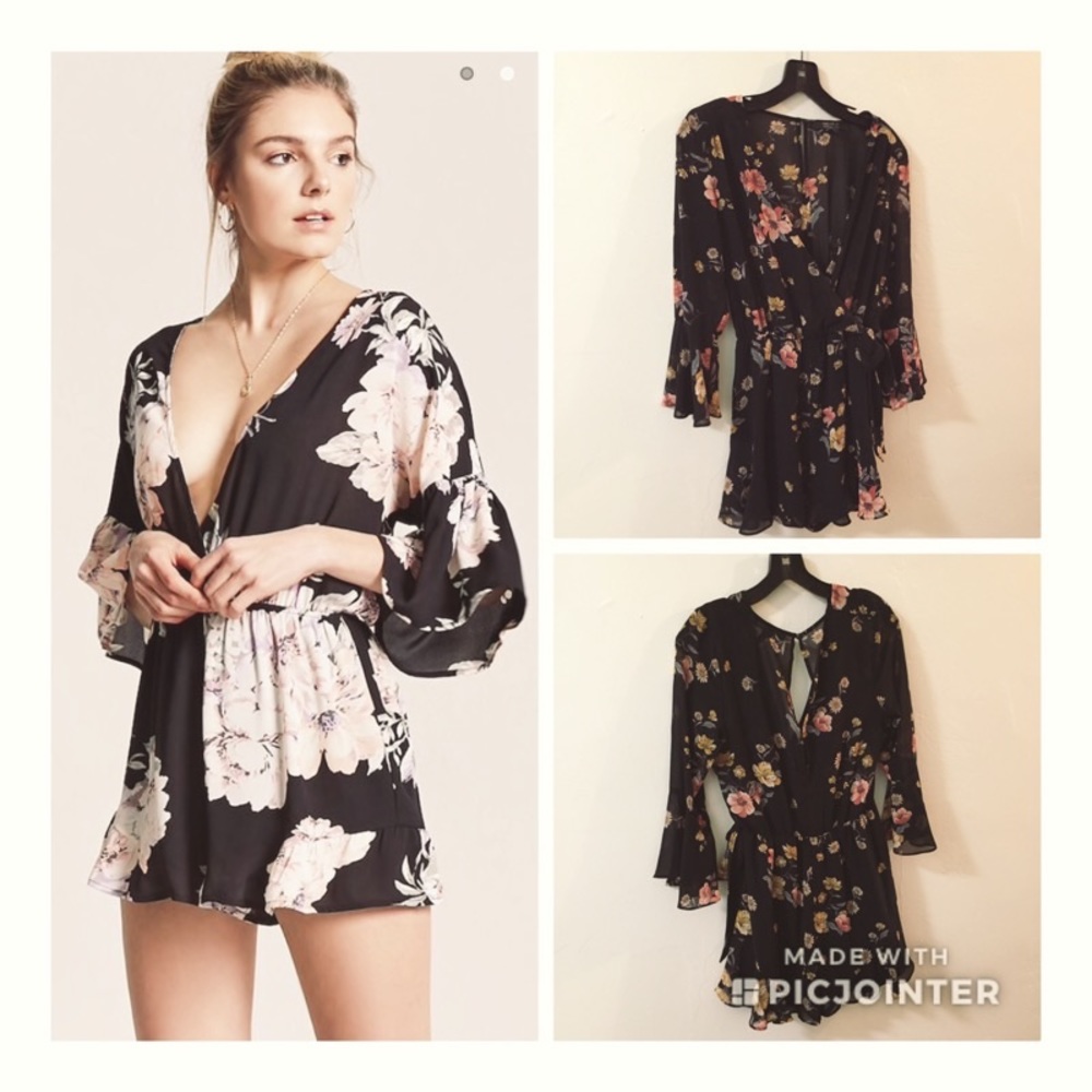 Bell Sleeve Romper